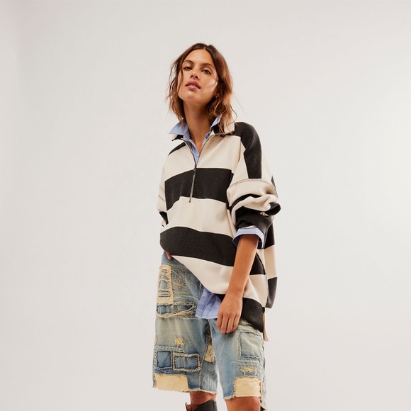 Free People Tops - Coastal Stripe Pullover